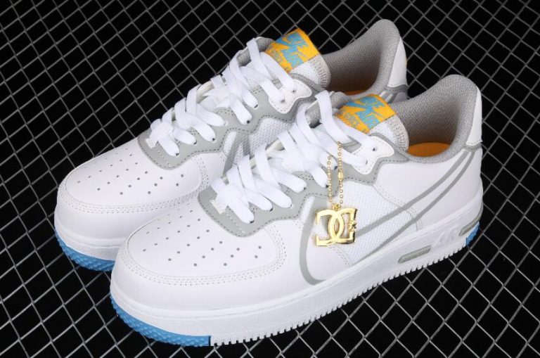nike air force 1 react white light smoke grey