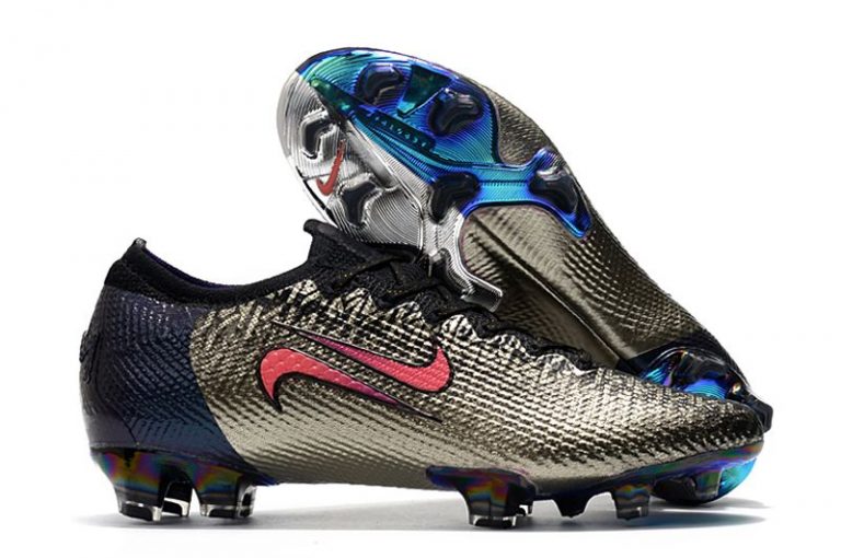 nike black and gold mercurials