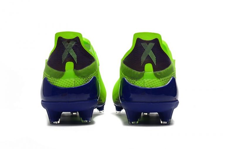 adidas X Ghosted .1 AG green and blue football boots