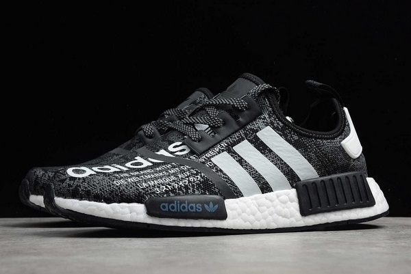 2021 Atmos x adidas NMD R1 G-SNK Black White EH2204