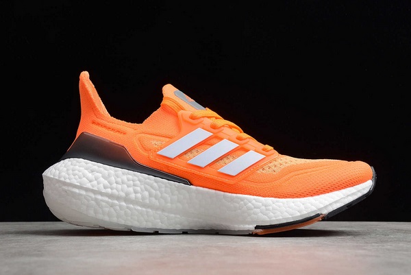 2021 new adidas Ultra Boost 21 orange/white blue FZ1920