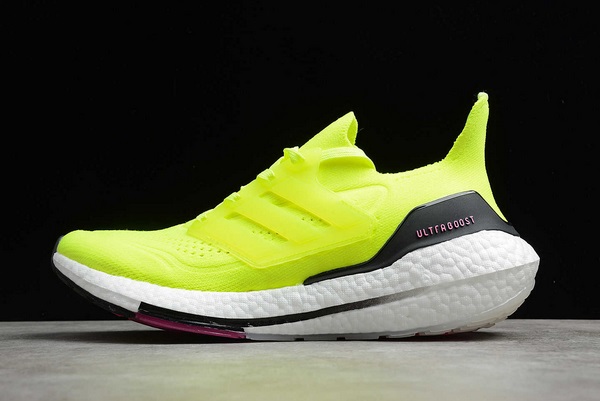 2021-adidas-Ultra-Boost-21-Volt-Black-White-FV0547-For-Sale