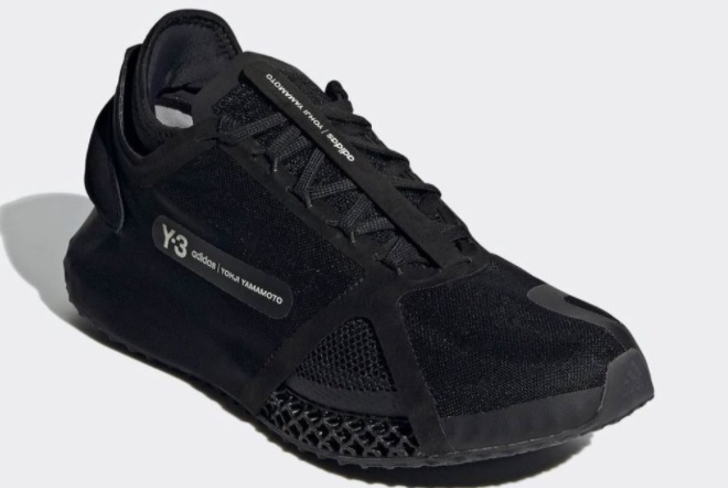 2021 adidas Y-3 Runner 4D IO Black/Core White FZ4502