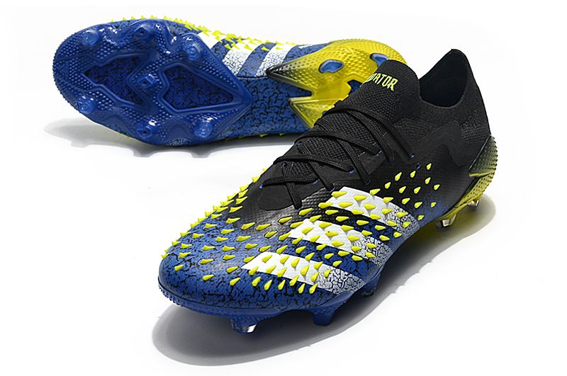 Adidas Predator freak. 1 low FG blue yellow football boots Shop