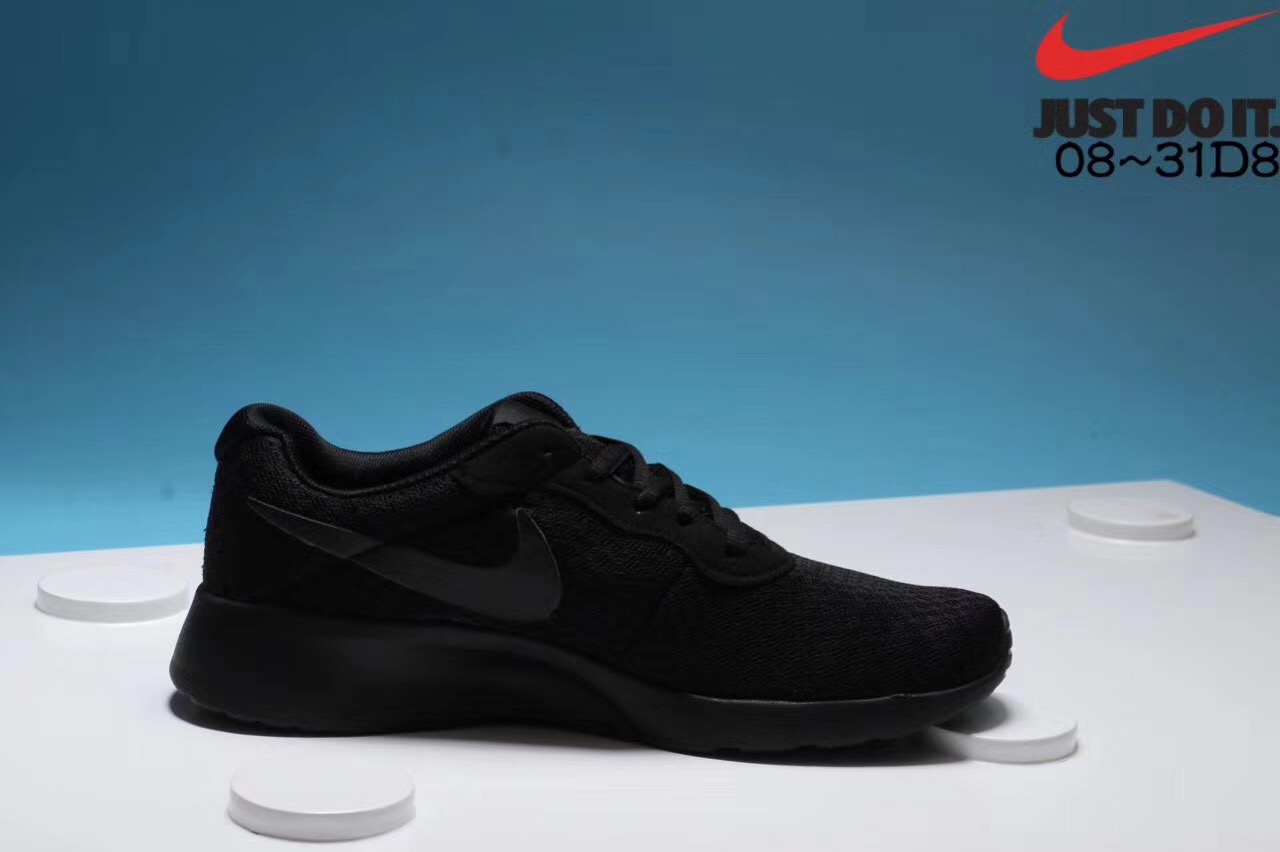Men's and women's Nike London third-generation all-black running shoes Inside