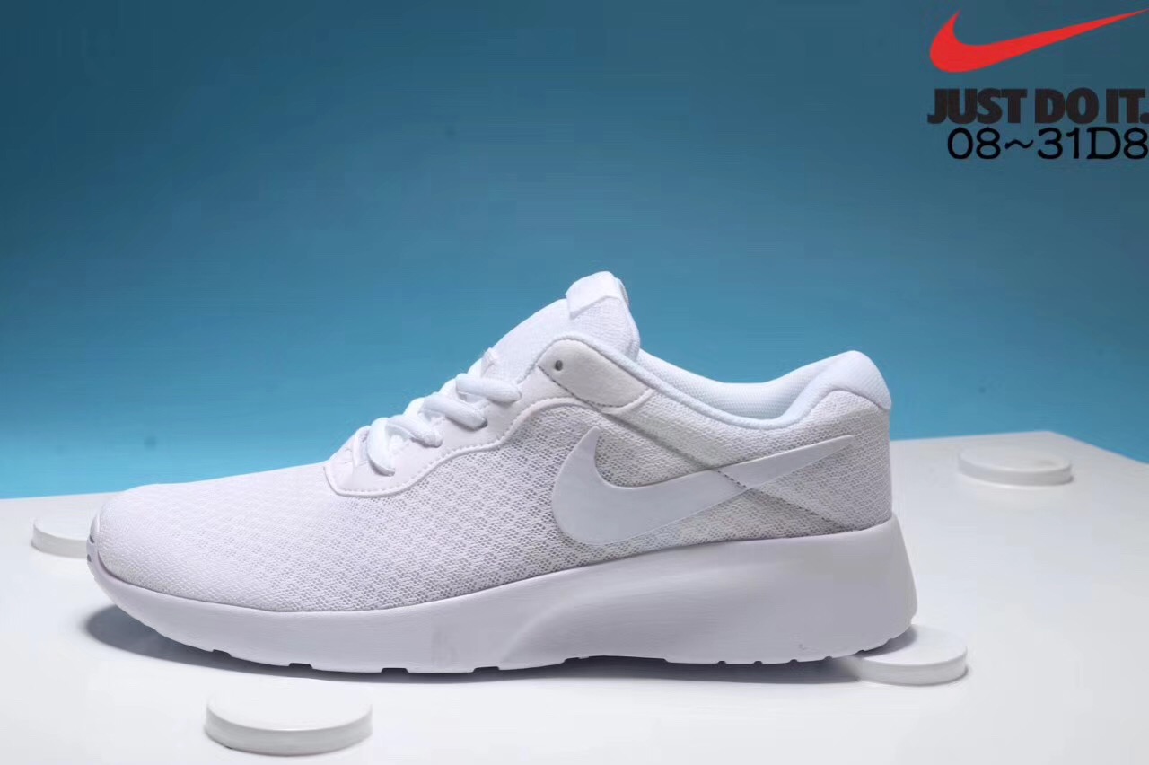 Men's and women's Nike London third-generation white jogging shoes Left