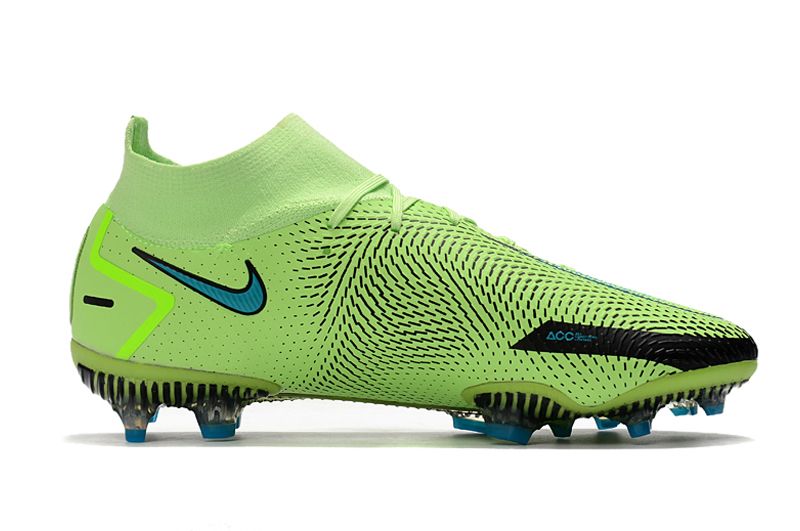 Nike Phantom GT Elite DF-Chlorine Blue Pink Blast Opti Yellow Football Boots Inside