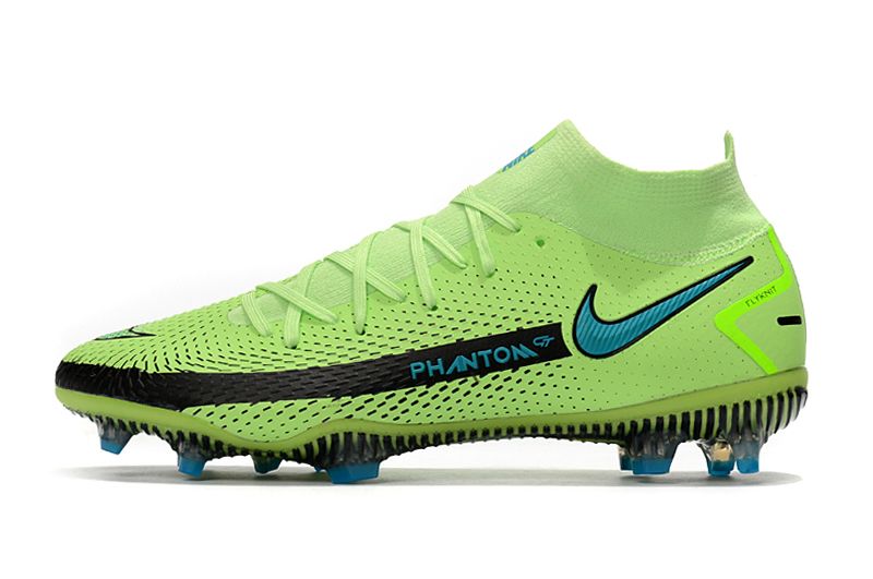 Nike Phantom GT Elite DF-Chlorine Blue Pink Blast Opti Yellow Football Boots Left