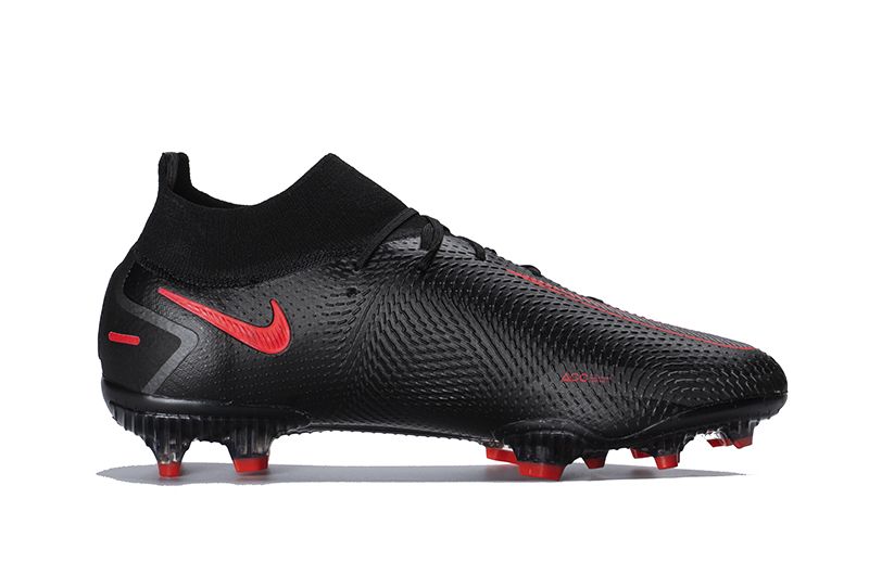 Nike Phantom GT Elite FG black / Chile red / smoky gray black red FG ...