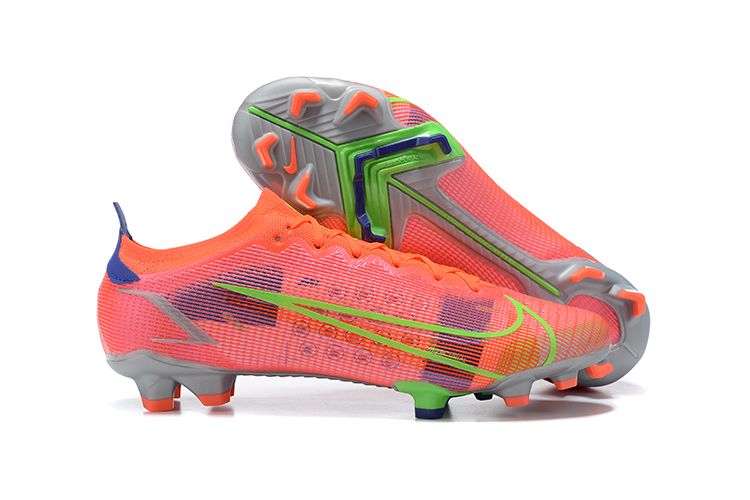 Nike Vapor 14 Elite FG red and green football shoes