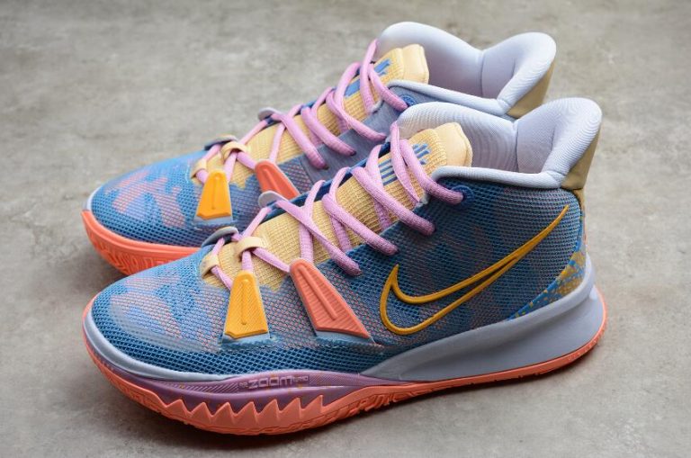 kyrie 5 pink and blue