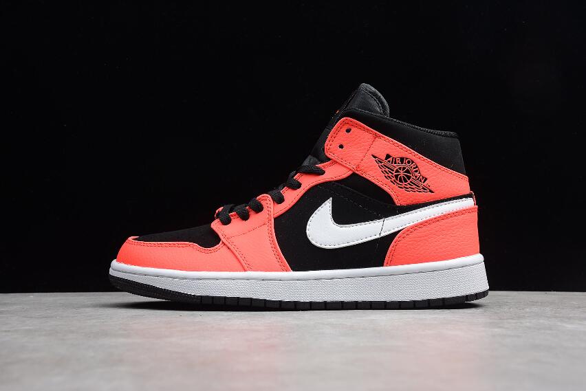 Latest-Air-Jordan-1-Mid-Black-Infrared-23-White-554724-061-Shoes-1