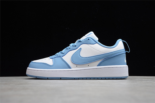 New Arrival Nike Court Borough Low 2 UNC BQ5548-110 side