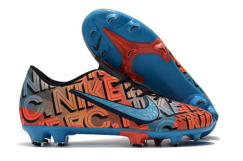 Nike Mercurial Vapor XIII FG blue and red football shoes overall