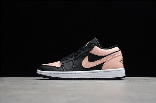 Nike Q20 Air Jordan 1 Low Crimson Tint Black Powder 553558-034