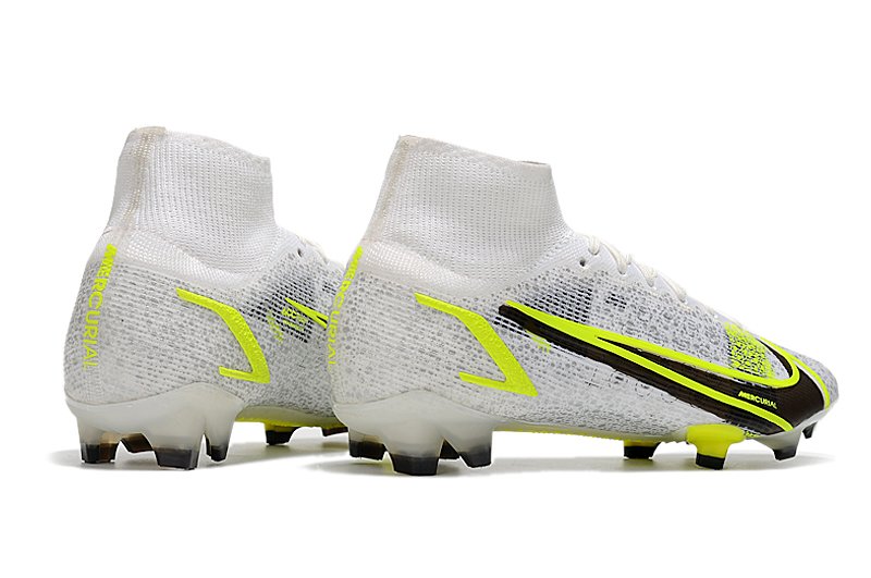 Nike Superfly 8 Elite FG grey and yellow football boots