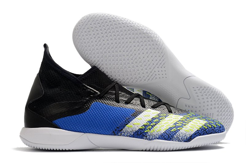 adidas PREDATOR FREAK .3 TF blue and black flat football shoes