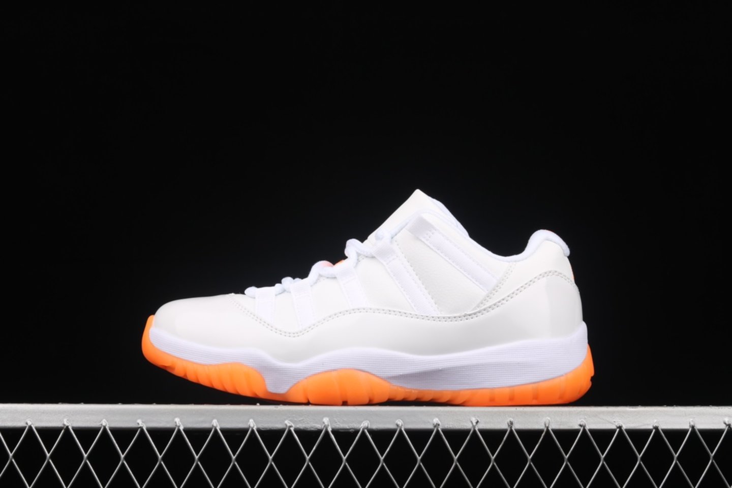 Hot Sale Air Jordan 11 Retro Low Bright Citrus White Mens Sneakers AH7860-139