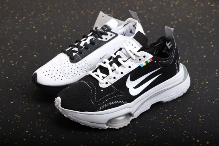 nike air zoom type black silver