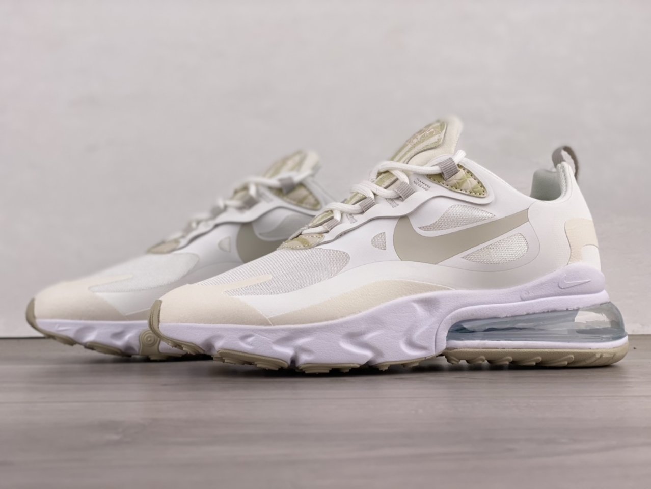 2021 Best Selling Nike Air Max 270 React Light Bone Outlet Sale CV8815-100