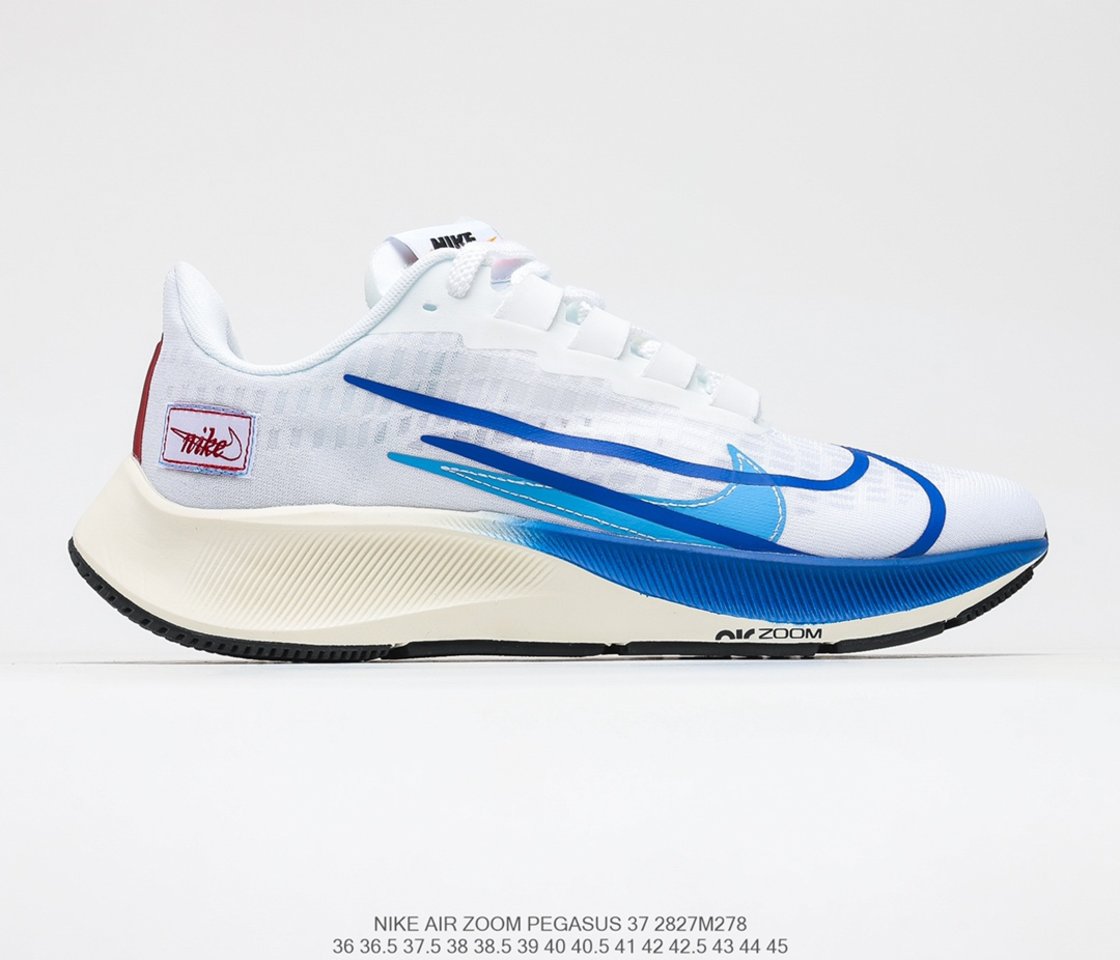 scarpe nike huarache 37 2021 Nike Air Zoom Pegasus 37 Premium White Game Royal Running