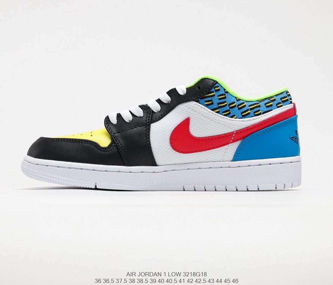 2021Nike Air Jordan 1 Low Black Light Fusion Red-White-Coast Outlet Sale DH5927-006 Left