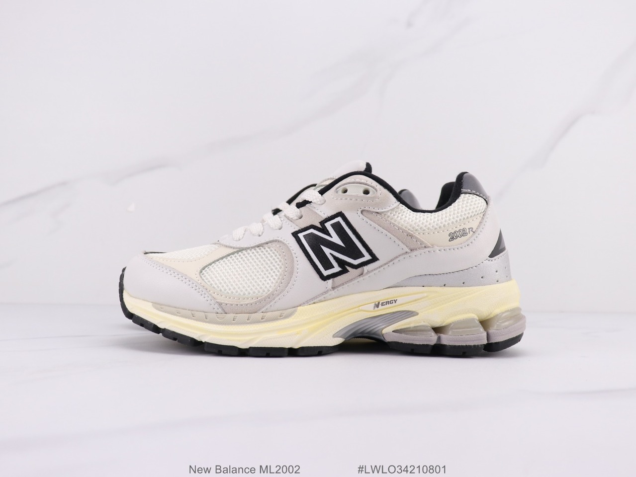 New Balance ML2002 grey and white running shoes old shoes