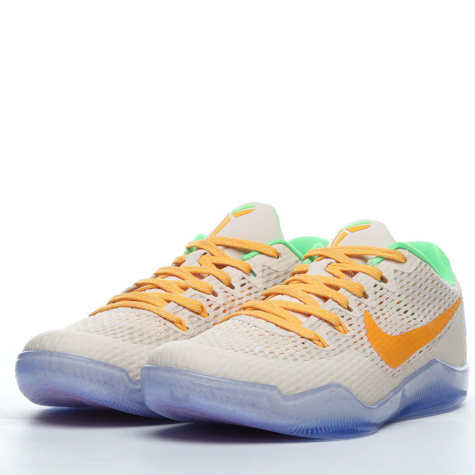 New Nike Kobe 11 Peach Jam PE Running Shoes 856852-282 vamp