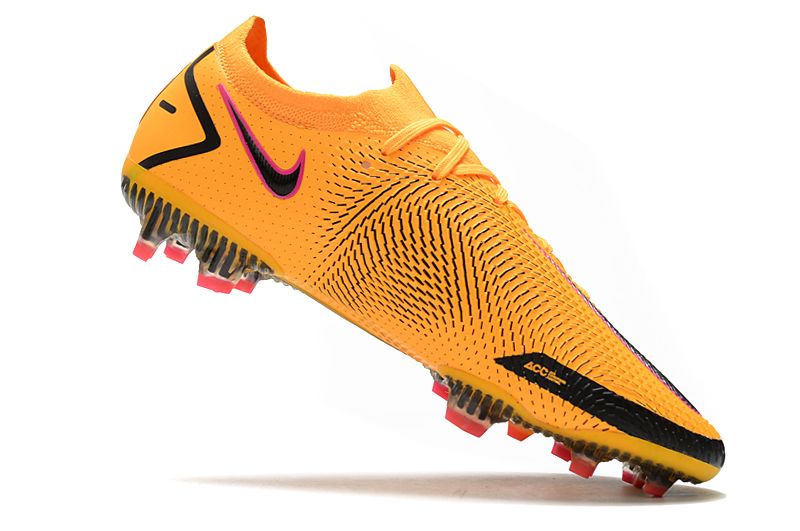 Nike Phantom GT Elite FG orange and yellow football boots Inside