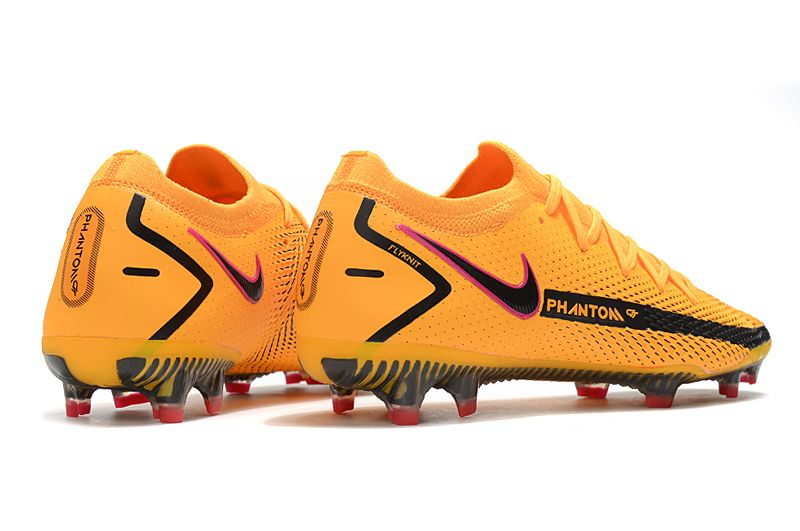 Nike Phantom GT Elite FG orange and yellow football boots Right