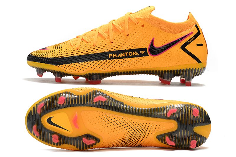 Nike Phantom GT Elite FG orange and yellow football boots Sole