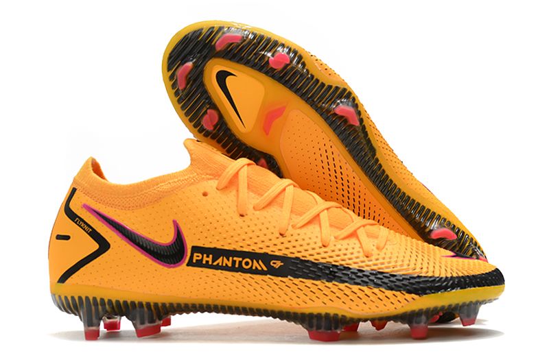 Nike Phantom GT Elite FG orange and yellow football boots