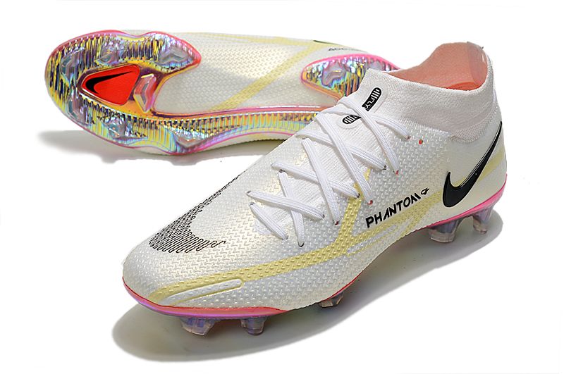 Nike Phantom GT2 high-top waterproof full-knit Rawdacious Tokyo Olympic FG football boots vamp