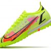 Nike Vapor 14 Elite TF yellow black red football shoes Left