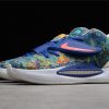 2021 Nike KD 14 EP Psychedelic Fashion Running Shoes CZ0170-400 Left