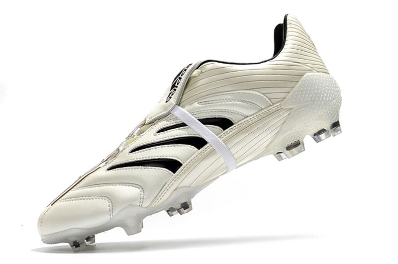 Adidas Falcon ABSOLUTE 20 FG dust white black football boots Left