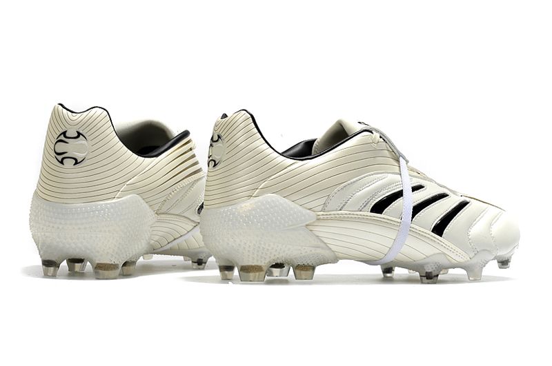 Adidas Falcon ABSOLUTE 20 FG dust white black football boots Right