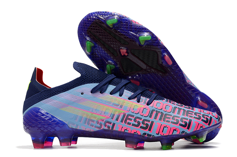 Adidas X SPEEDFLOW.1 FG blue purple football shoes
