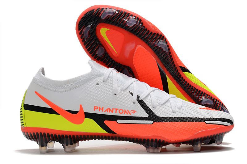 New Nike Phantom GT2 Elite FG white and red football boots