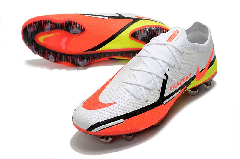 New Nike Phantom GT2 Elite FG white and red football boots vamp