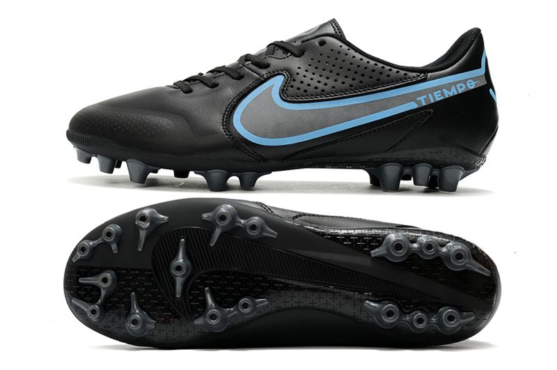 Nike Legend 9 Academy AG Black Blue Football Boots Sole