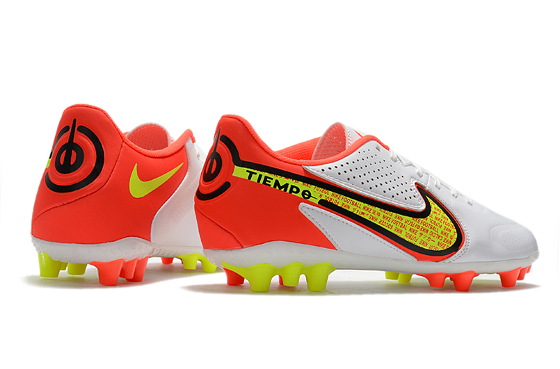 Nike Legend 9 Academy Red AG White Yellow Football Boots Right
