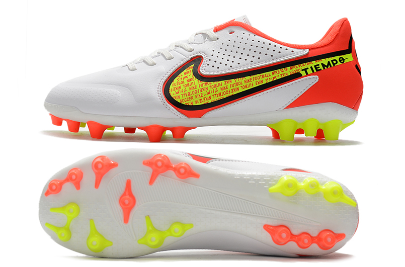 Nike Legend 9 Academy Red AG White Yellow Football Boots Sole
