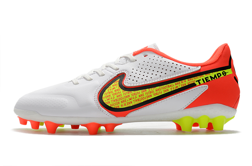 Nike Legend 9 Academy Red AG White Yellow Football Boots side
