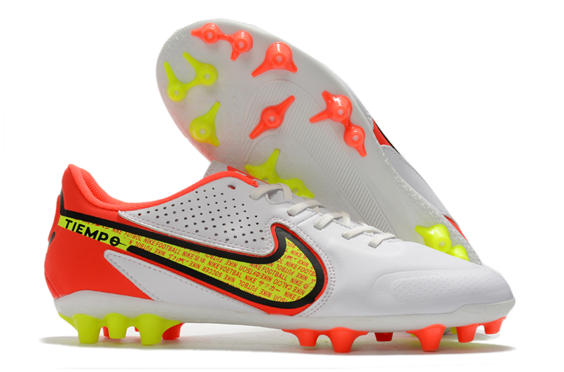 Nike Legend 9 Academy Red AG White Yellow Football Boots