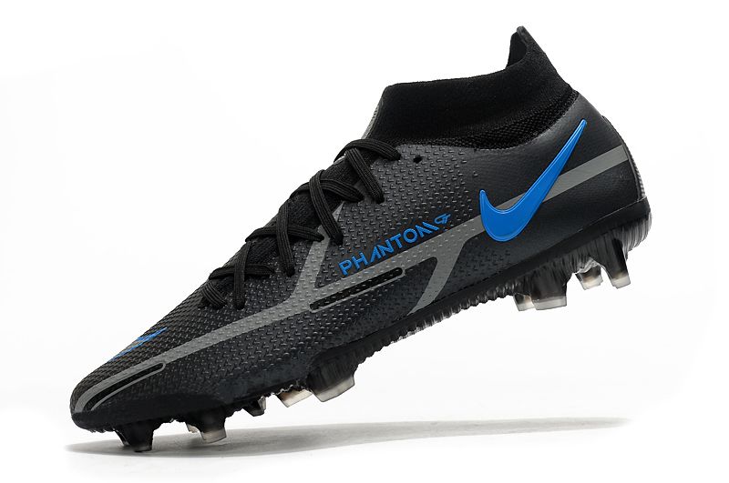 Nike black bag sneaker set Phantom GT2 high-top waterproof full-knit FG football boots Left