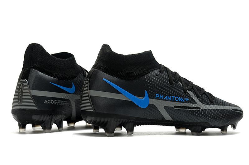 Nike black bag sneaker set Phantom GT2 high-top waterproof full-knit FG football boots Right