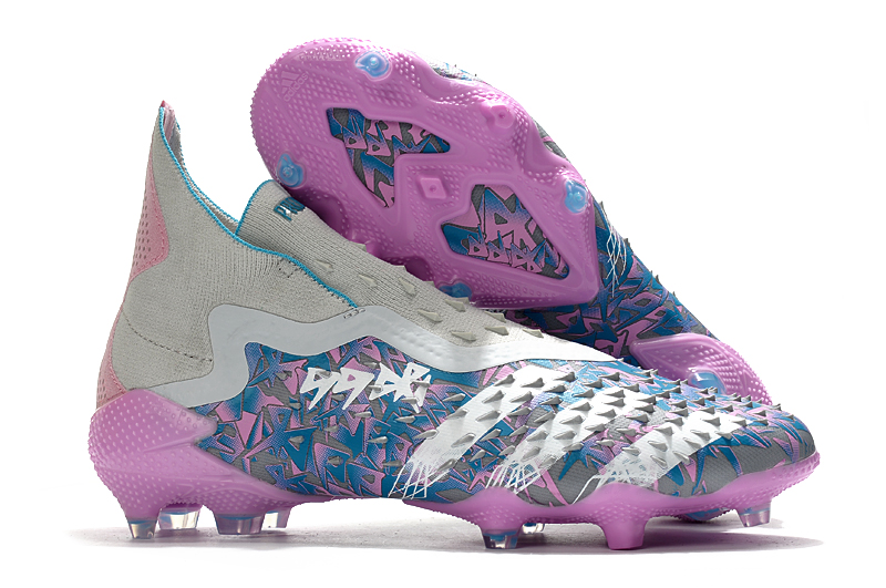 Adidas PREDATOR FREAK + FG blue light purple football shoes overall