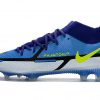 Nike Phantom GT2 Dynamic Fit Elite FG high-top blue and white football shoes Shop