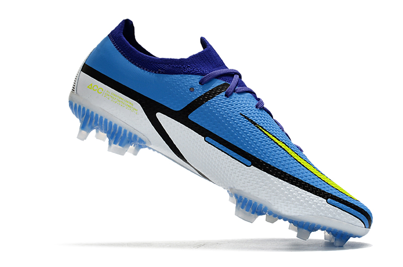 Nike Phantom GT2 Elite FG blue and white football boots